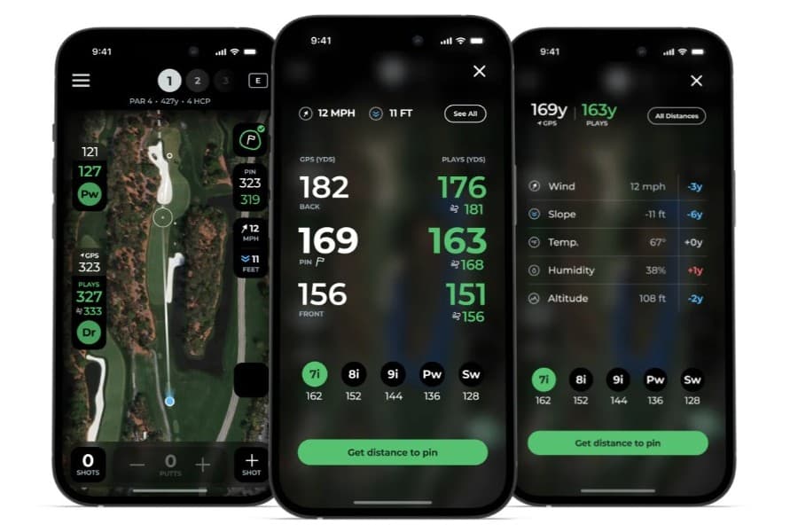 GPS Yardages Adjusted for Conditions