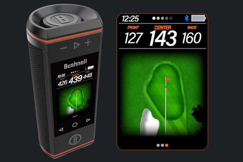 Front/Center/Back Green Display