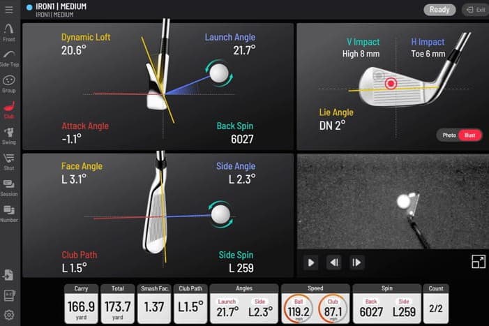 Multi-angle Club Optix Training
