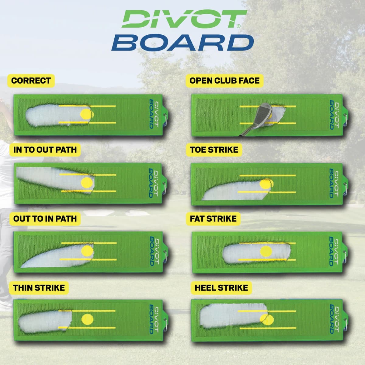 Divot Board Golf Training Aid - Main feature image