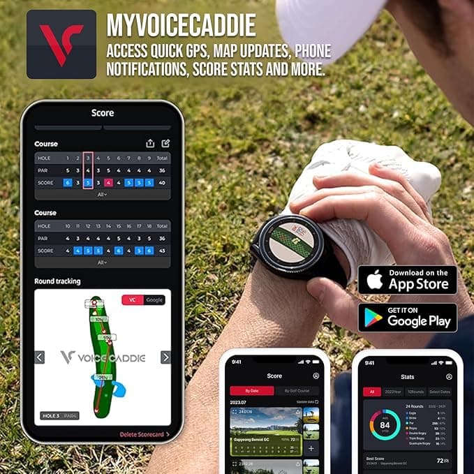 Voice Caddie T9 Golf GPS Watch - Main feature image