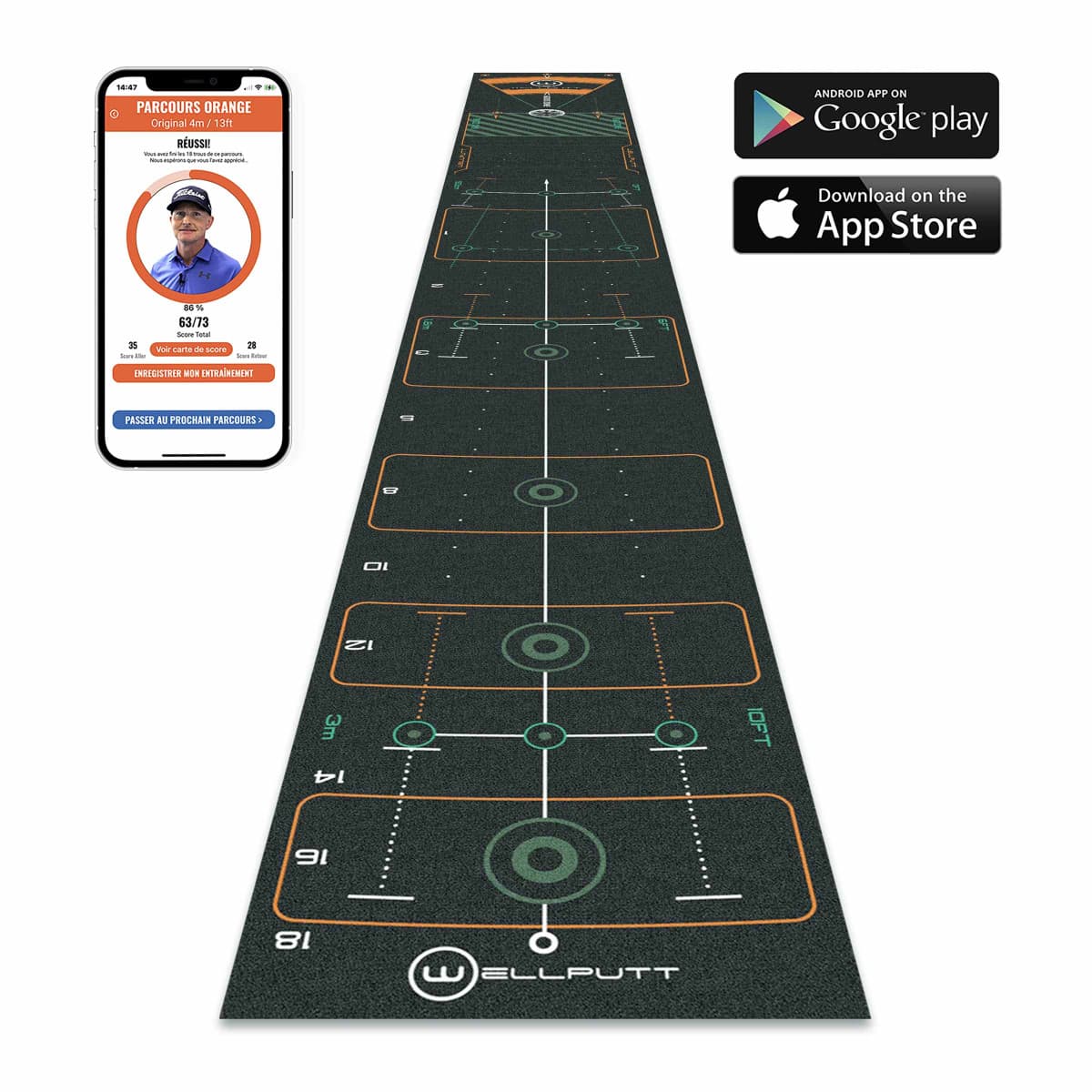 13ft Performance Indoor Putting Mat