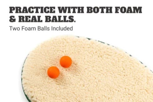 Practice Where It Works - Foam Balls Included